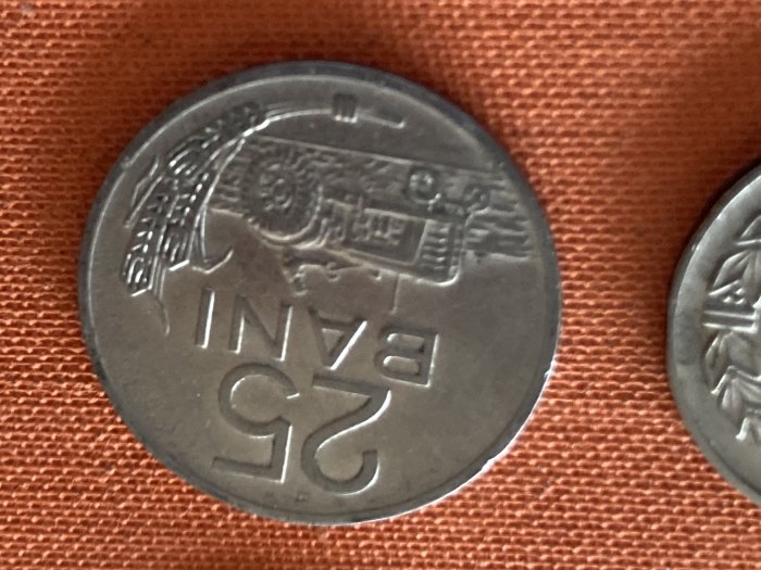 Münze Umlaufmünze Rumänien 25 Bani 1960