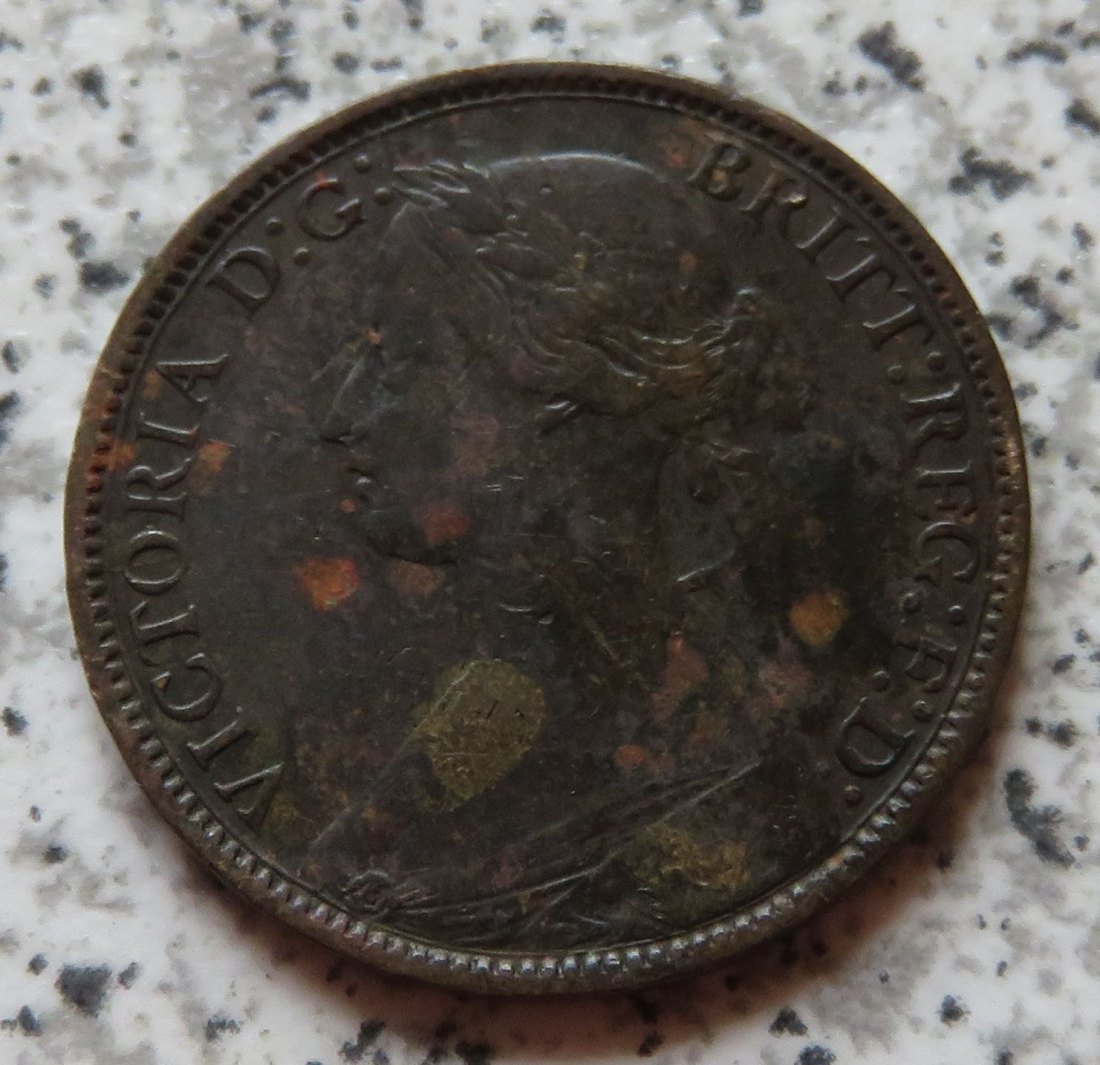  Großbritannien Farthing 1860   