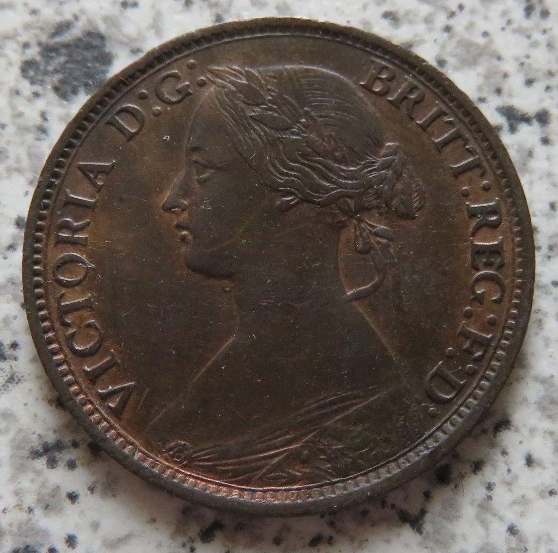  Großbritannien Farthing 1861   