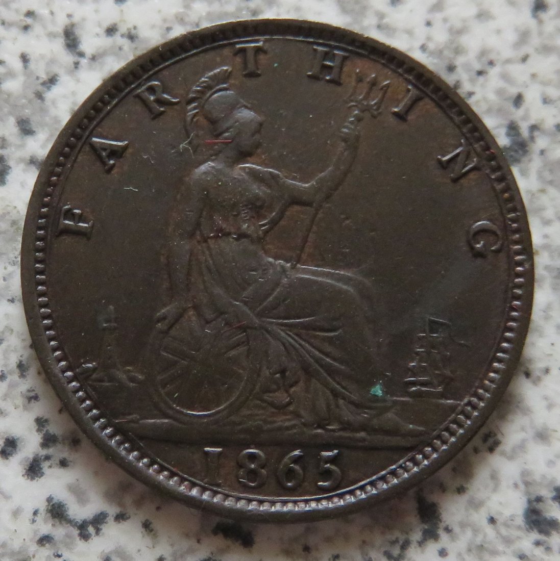  Großbritannien Farthing 1865   