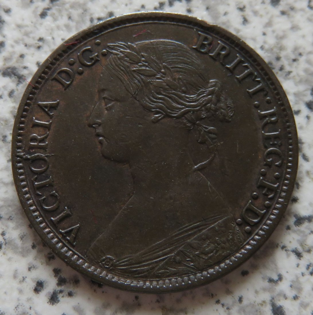  Großbritannien Farthing 1865   