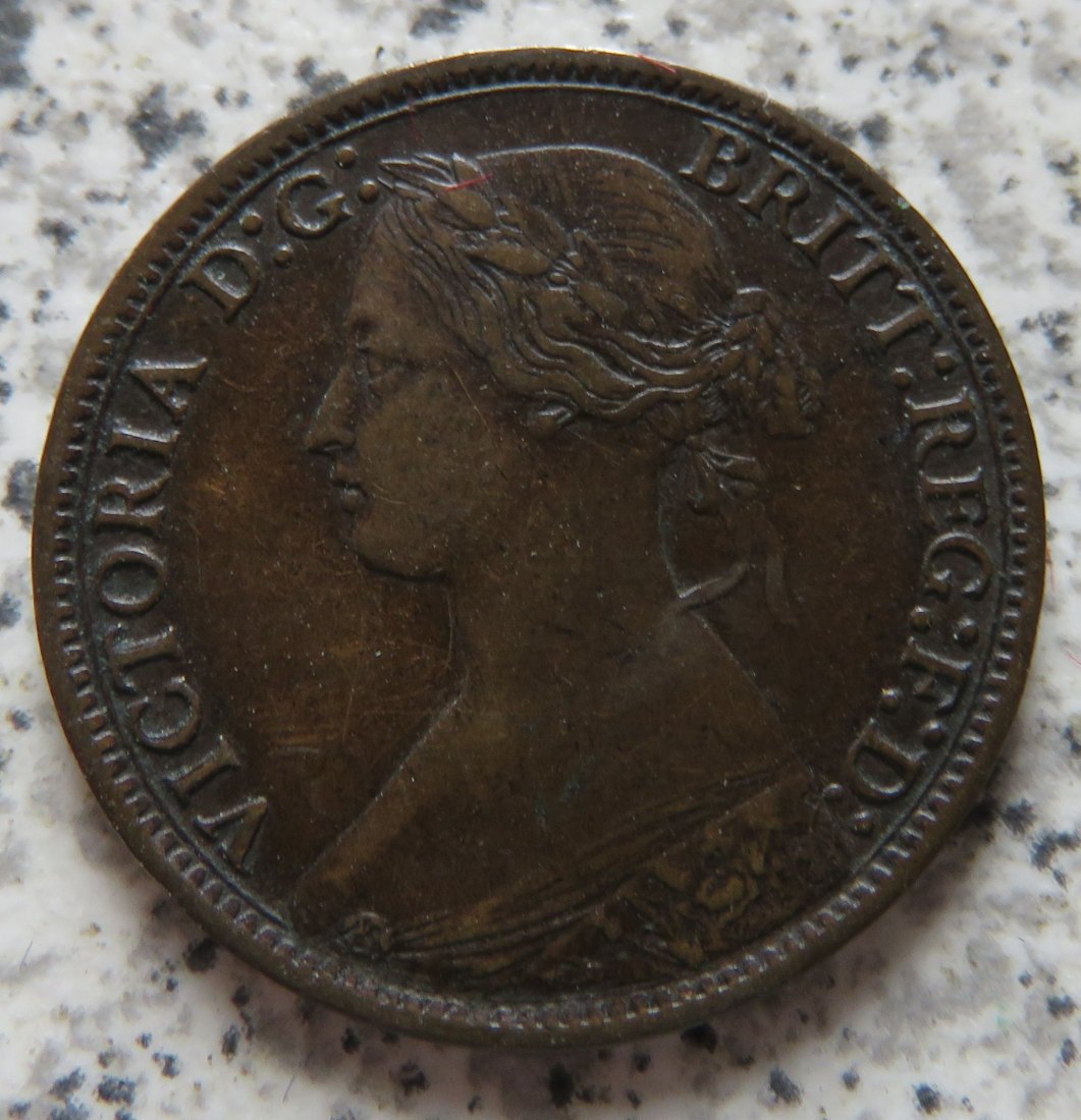  Großbritannien Farthing 1866   