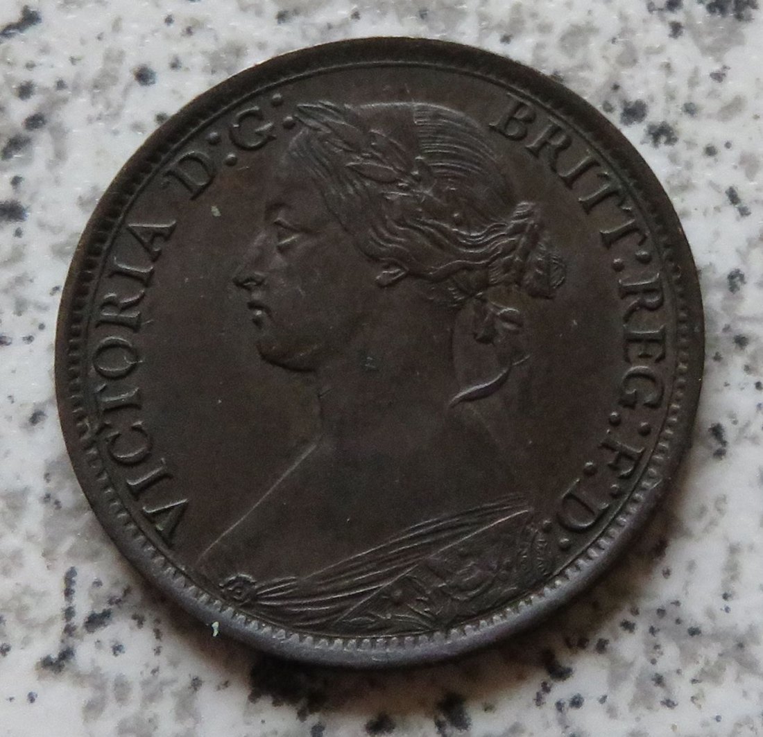  Großbritannien Farthing 1867   