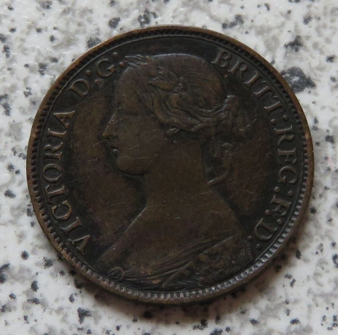  Großbritannien Farthing 1869   