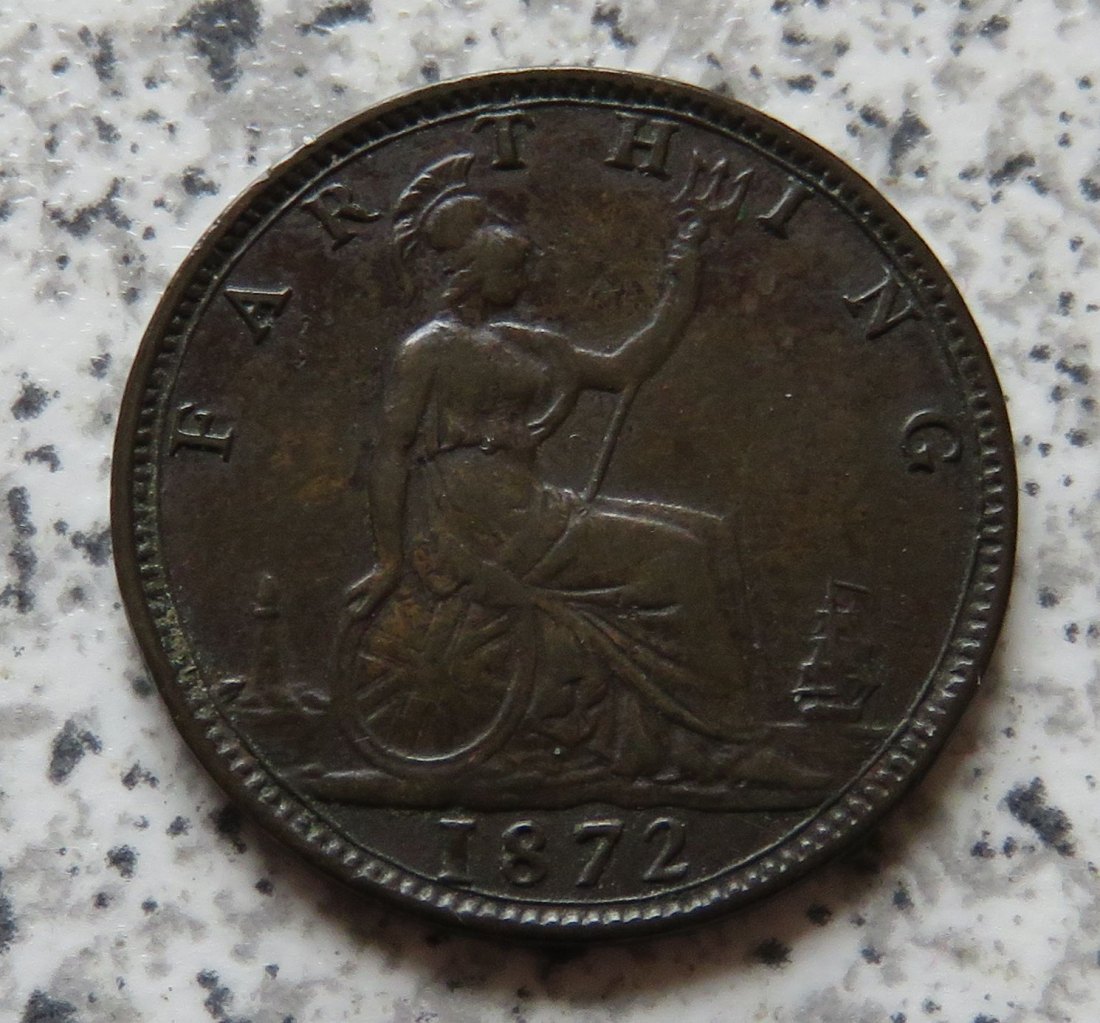  Großbritannien Farthing 1872   