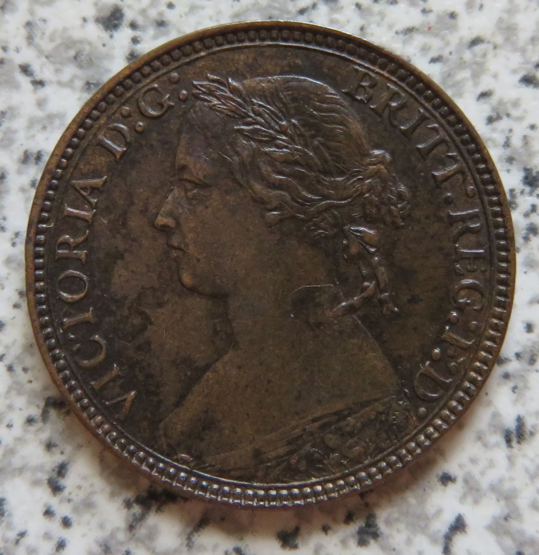  Großbritannien Farthing 1875 H   
