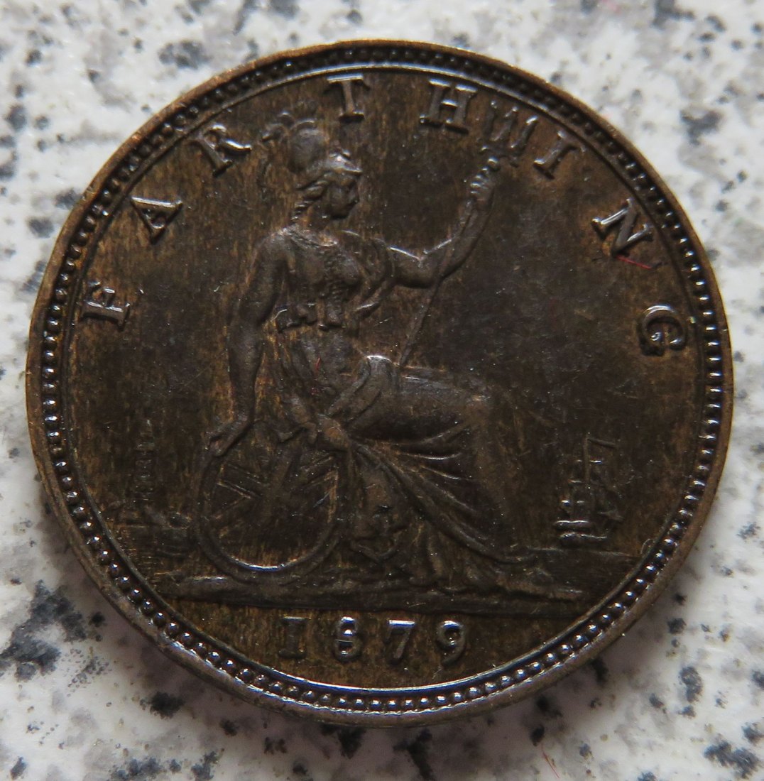  Großbritannien Farthing 1879   