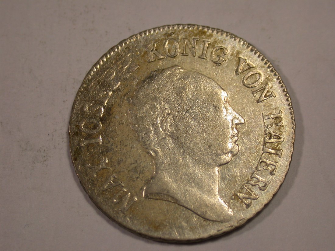  J03 Bayern  6 Kreuzer  1811 in ss/ss+     Originalbilder   