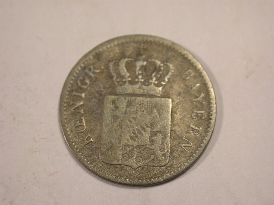  J03 Bayern  1 Kreuzer  1855 in f.ss  Originalbilder   