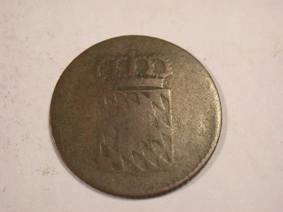  J03  Bayern  1 Pfennig 1831 in s/f.ss  Originalbilder   