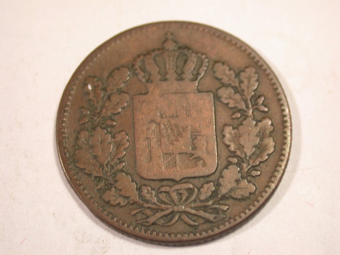  J03  Bayern  2 Pfennig 1848 in f.ss   Originalbilder   