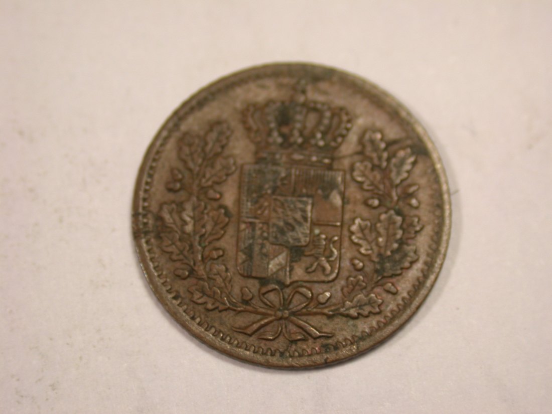  J03  Bayern  1 Heller  1850 in ss/ss+   Originalbilder   
