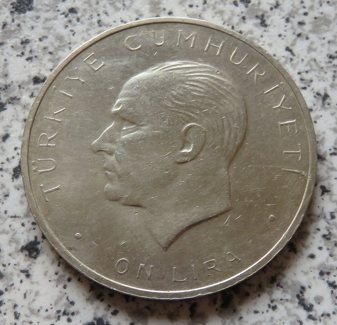  Türkei 10 Lira 1960, Silber   