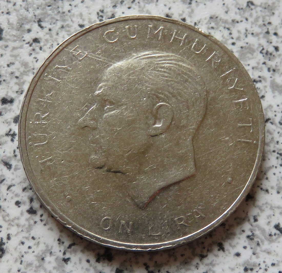  Türkei 10 Lira 1960, Silber   