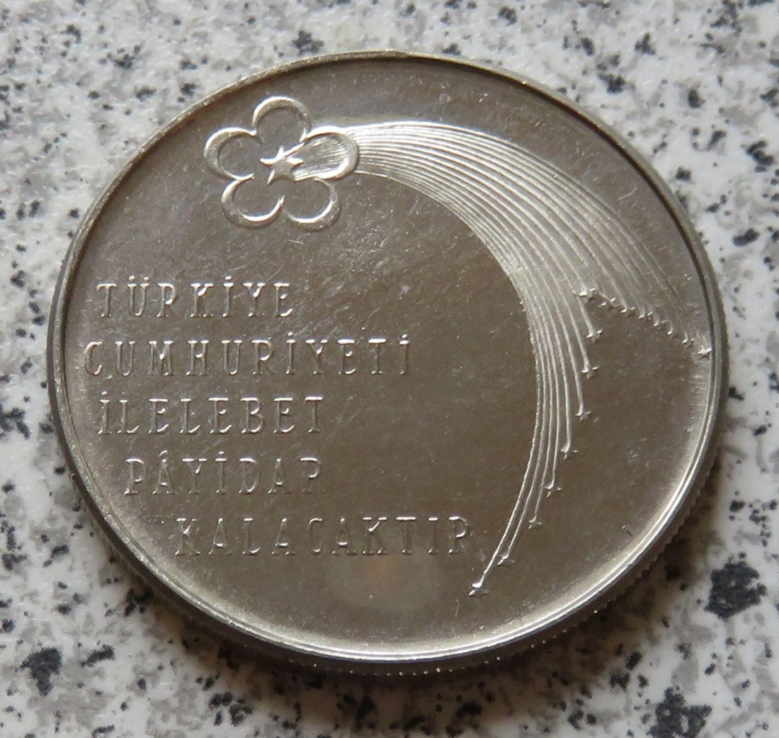  Türkei 100 Lira 1973, Silber   