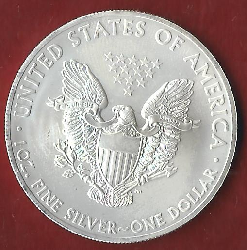  USA 1 Dollar Silver Eagle 2014 1 Oz Feinsilber Münzankauf Koblenz Frank Maurer AK 58   