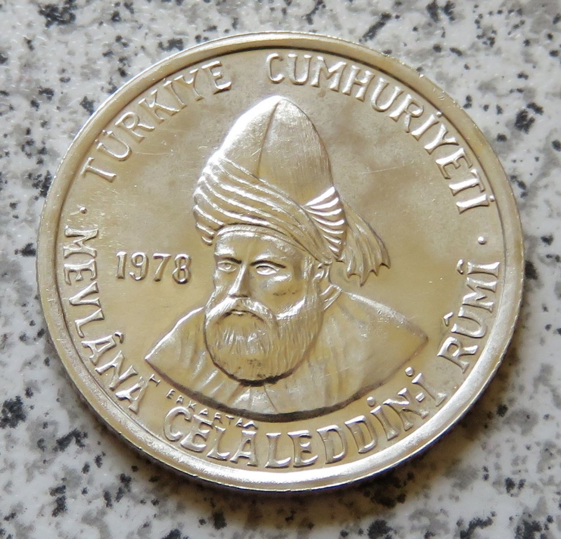  Türkei 200 Lira 1978, Silber   