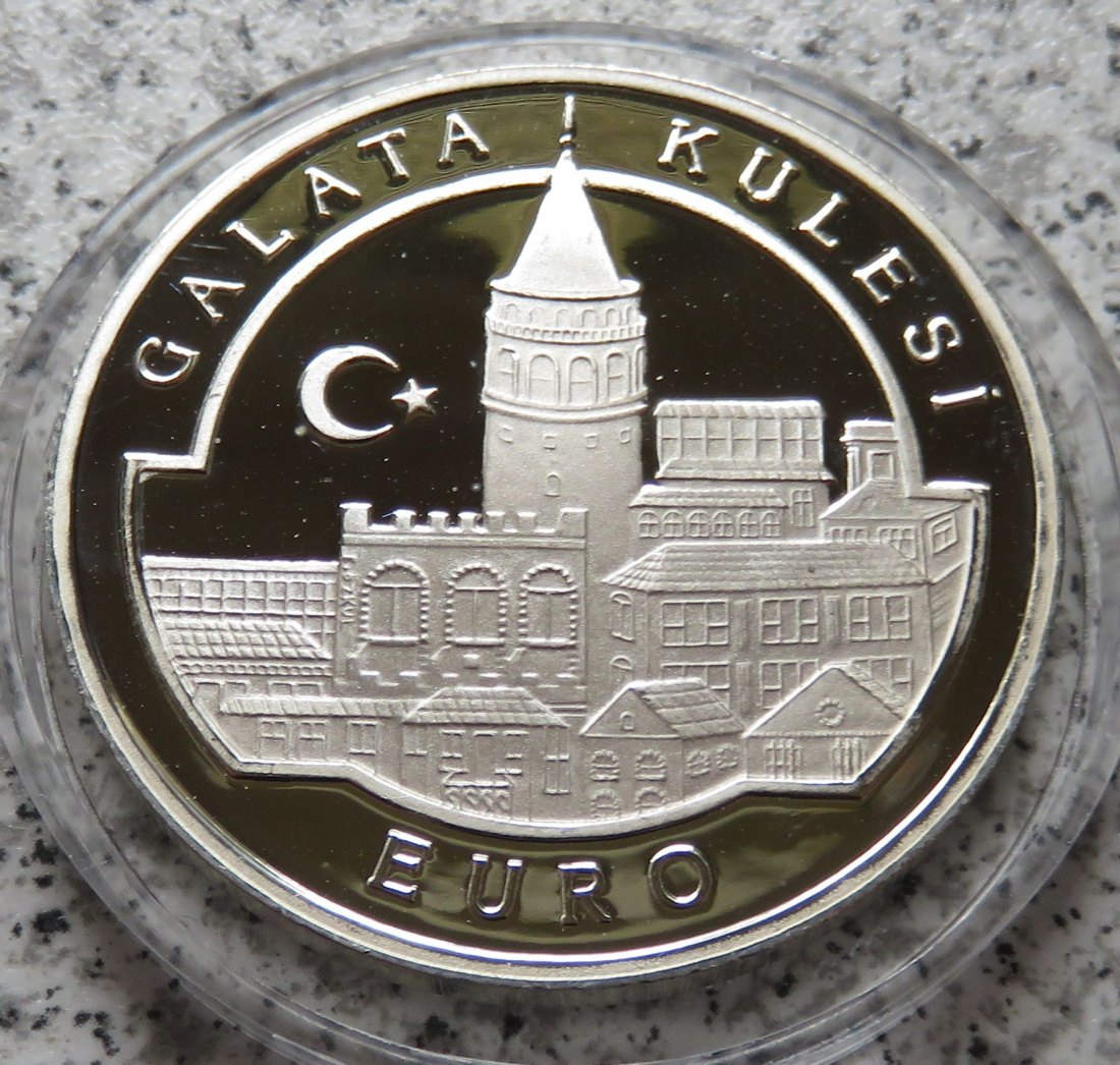  Türkei 3 Mio. Lira 1998, Euro, Auflage 7.843 Stück   