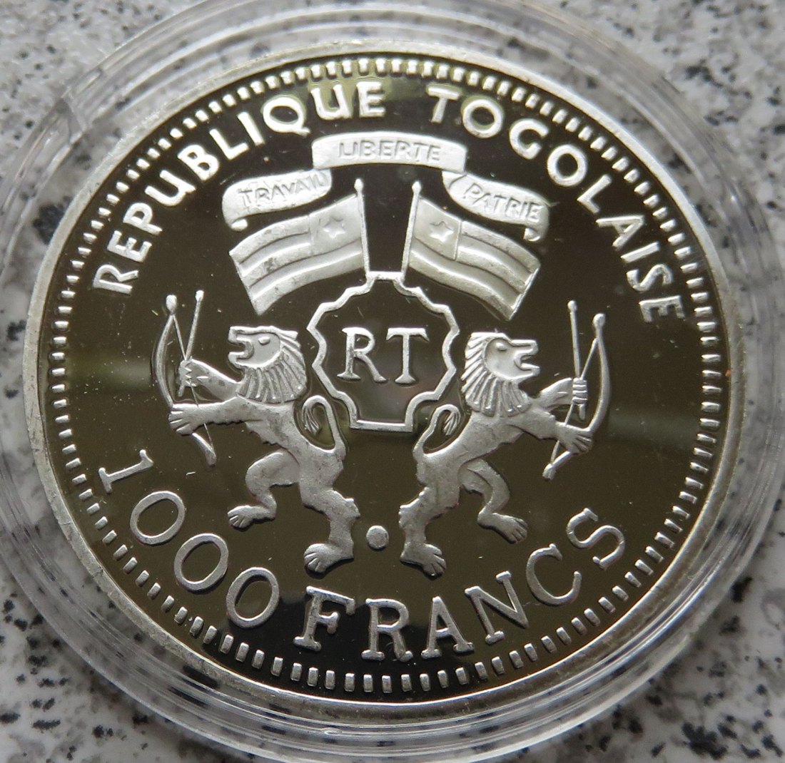  Togo 1000 Francs 1999 Martin Luther   