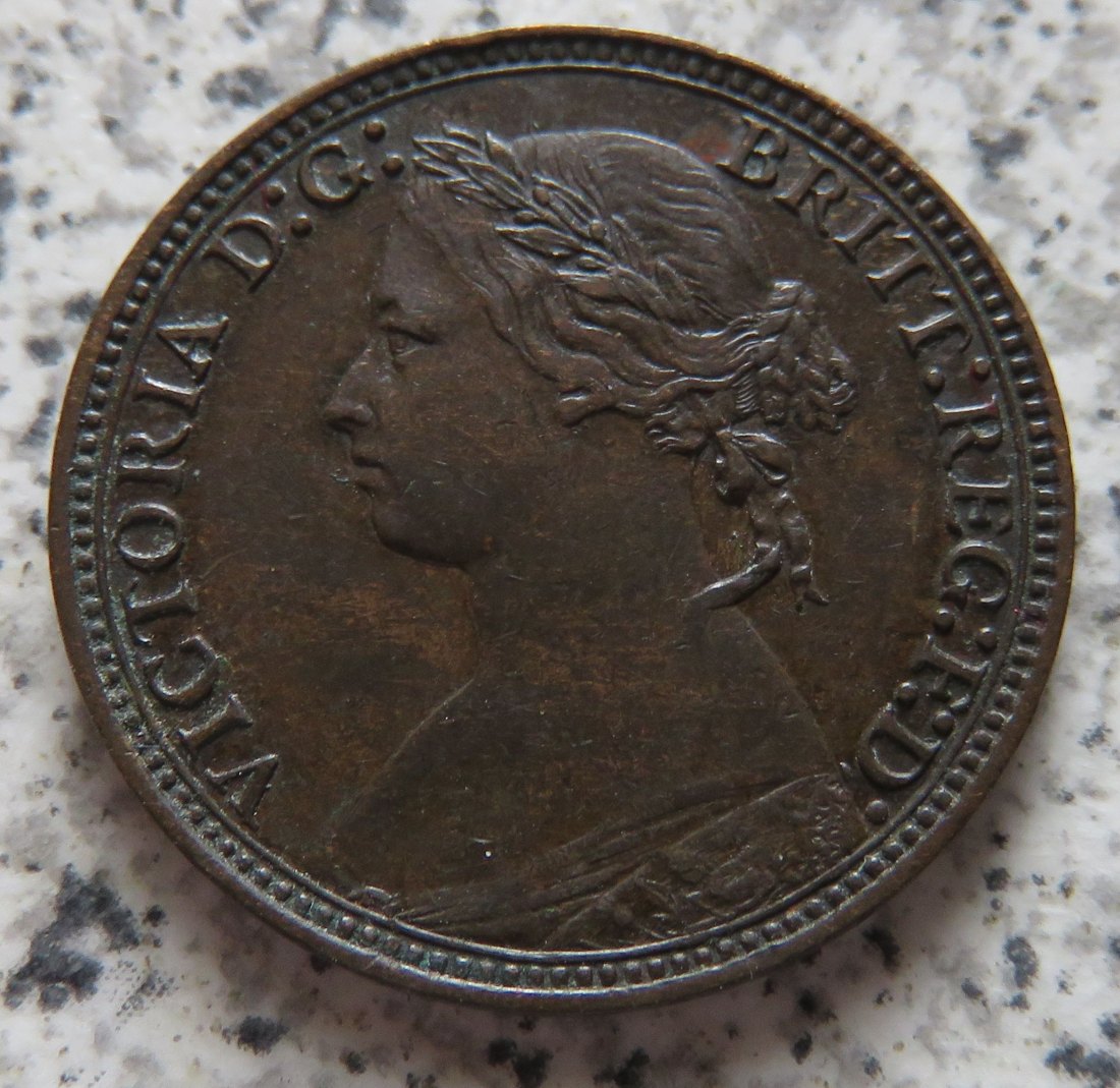  Großbritannien 1 Farthing 1880   