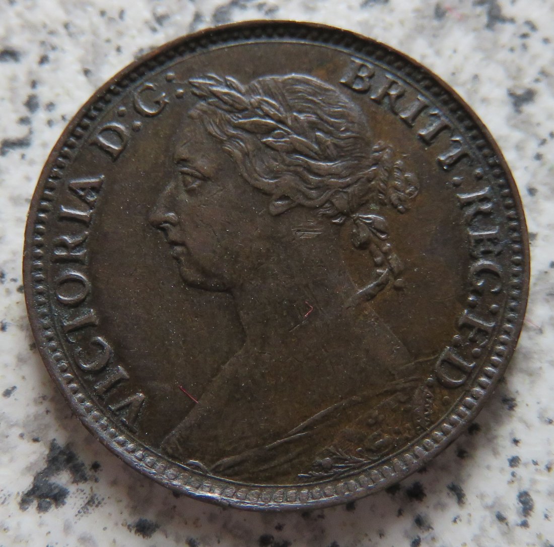  Großbritannien 1 Farthing 1881   