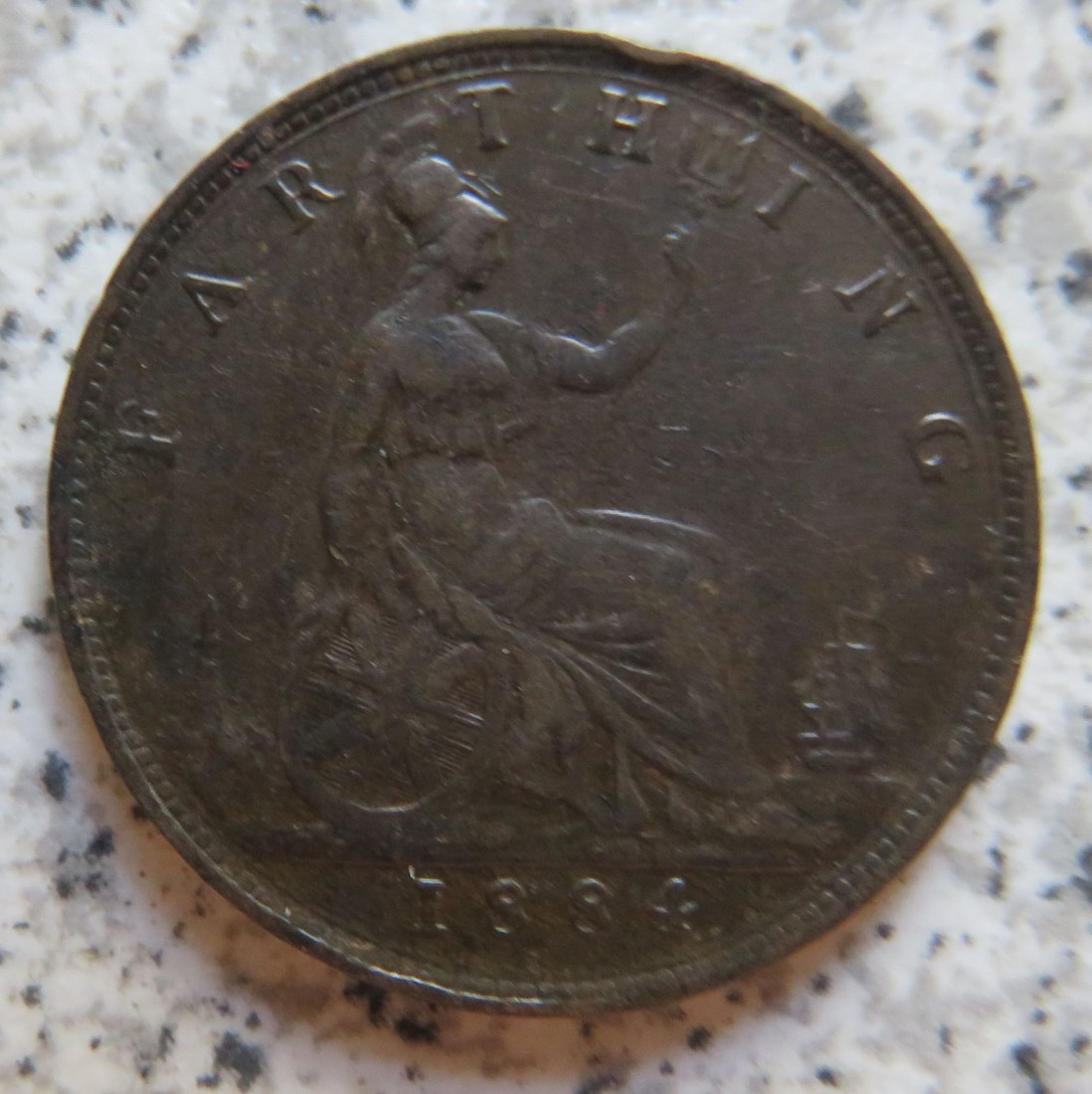  Großbritannien 1 Farthing 1884   