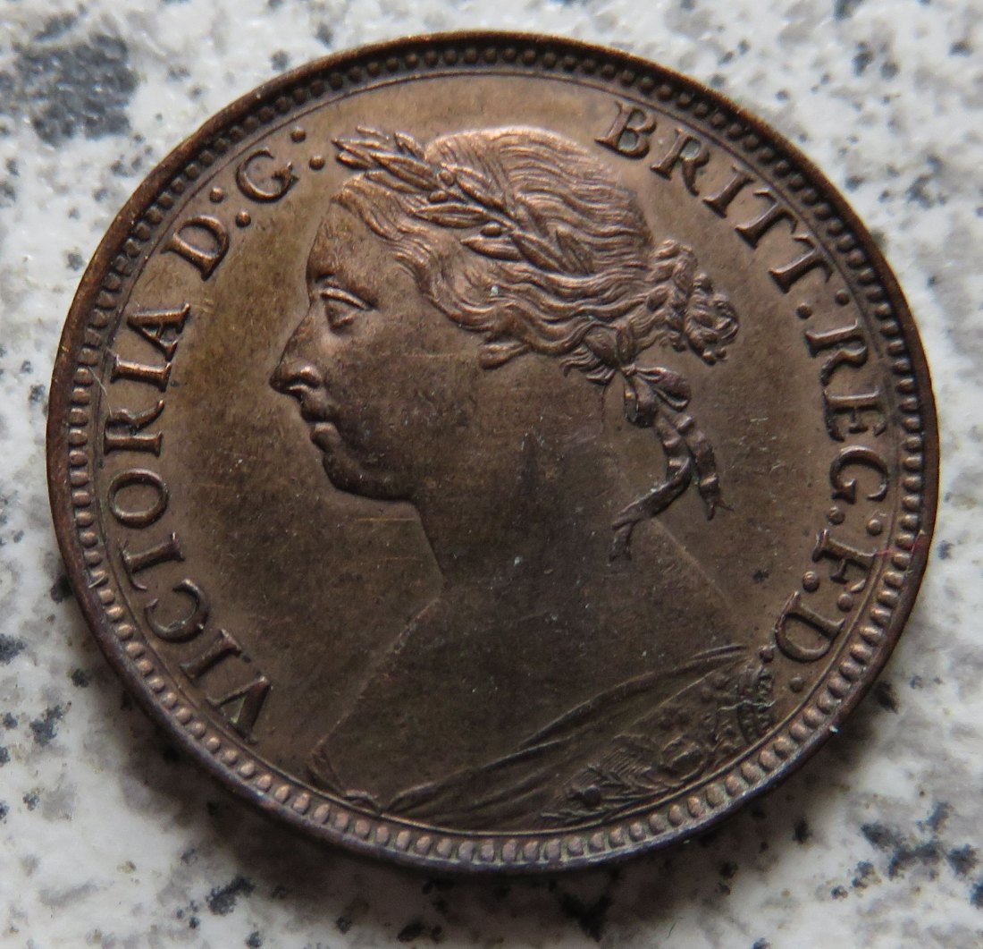  Großbritannien 1 Farthing 1885   