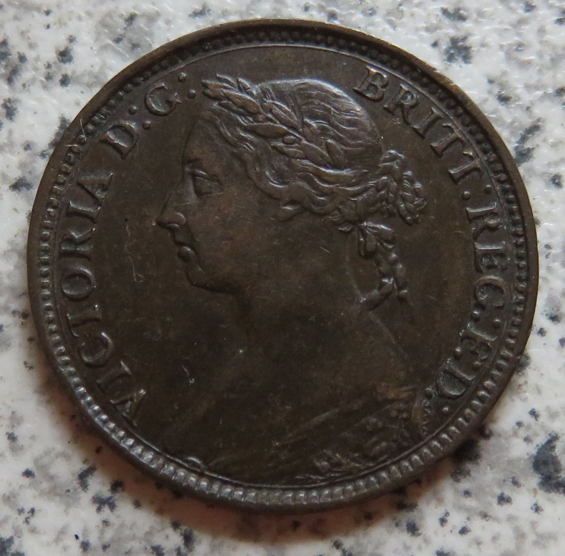  Großbritannien 1 Farthing 1891   