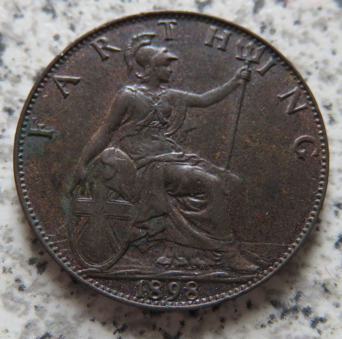  Großbritannien 1 Farthing 1898   