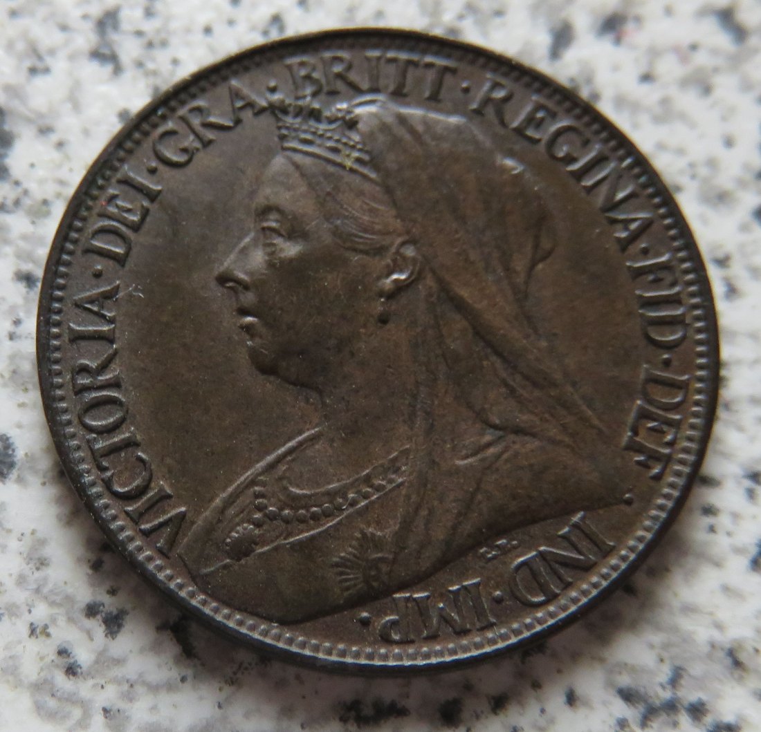  Großbritannien 1 Farthing 1900   