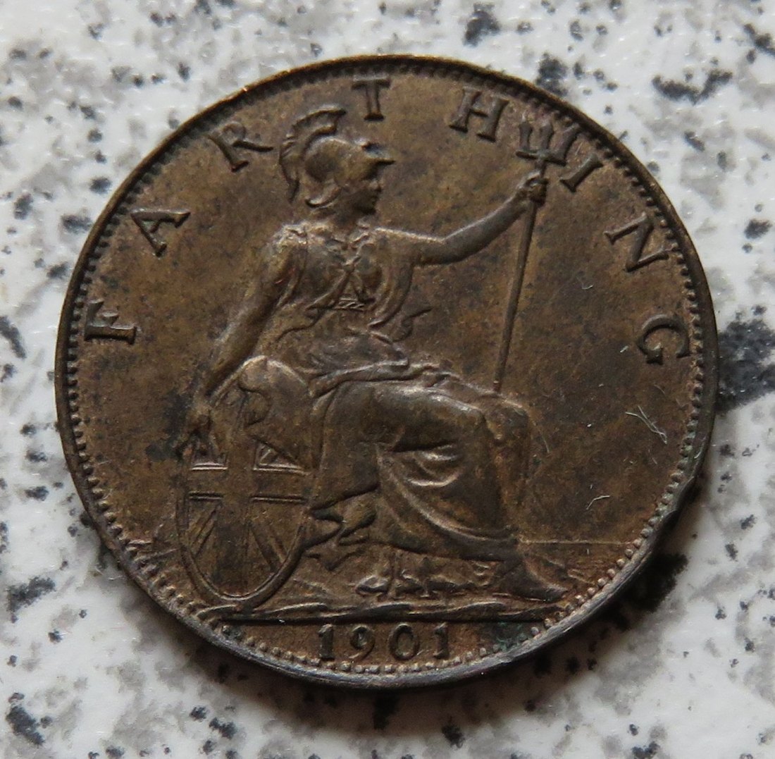  Großbritannien 1 Farthing 1901   