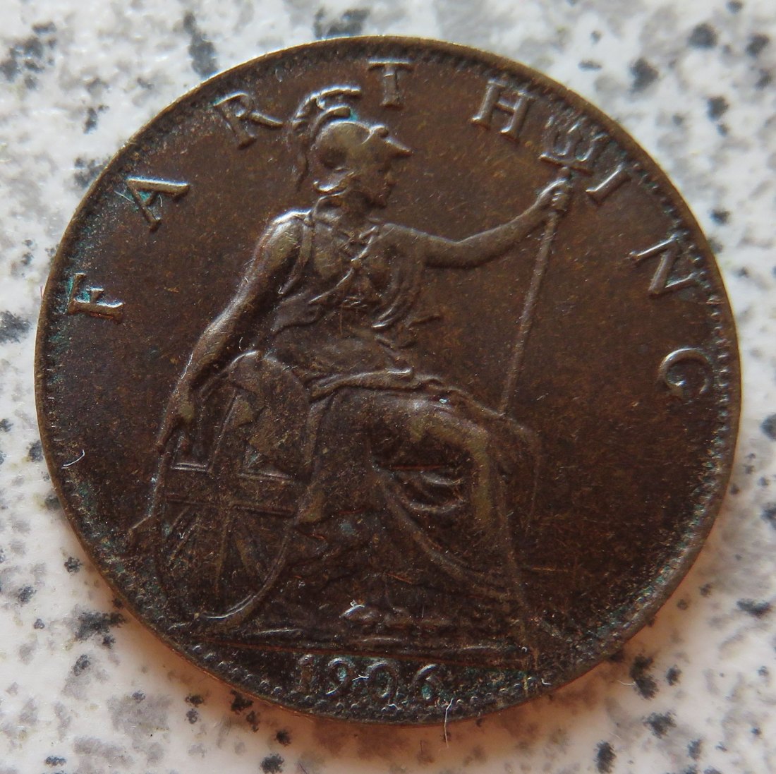  Großbritannien 1 Farthing 1906   
