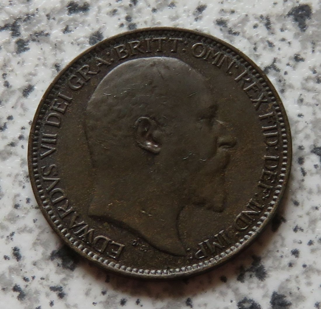  Großbritannien 1 Farthing 1907   