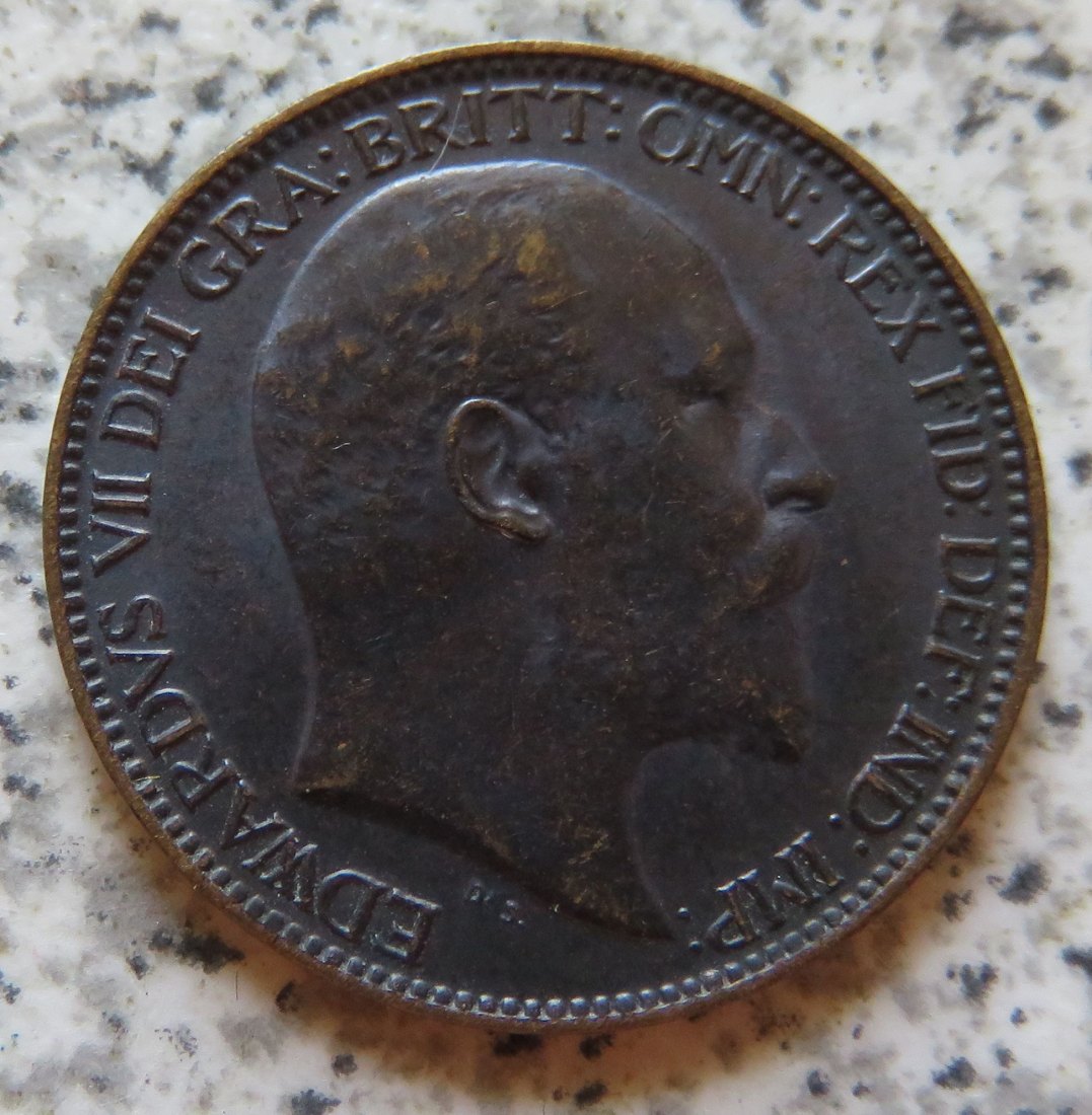  Großbritannien 1 Farthing 1908   
