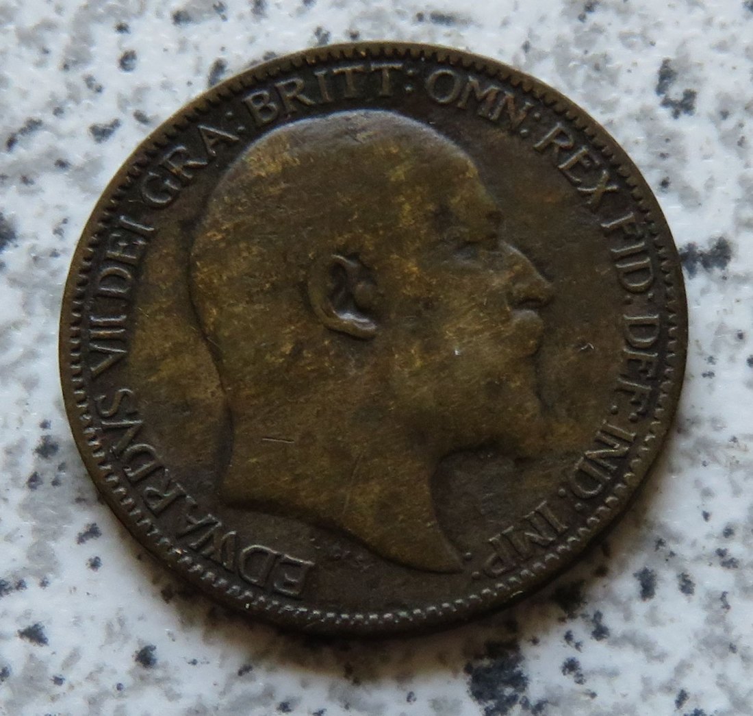  Großbritannien 1 Farthing 1909   
