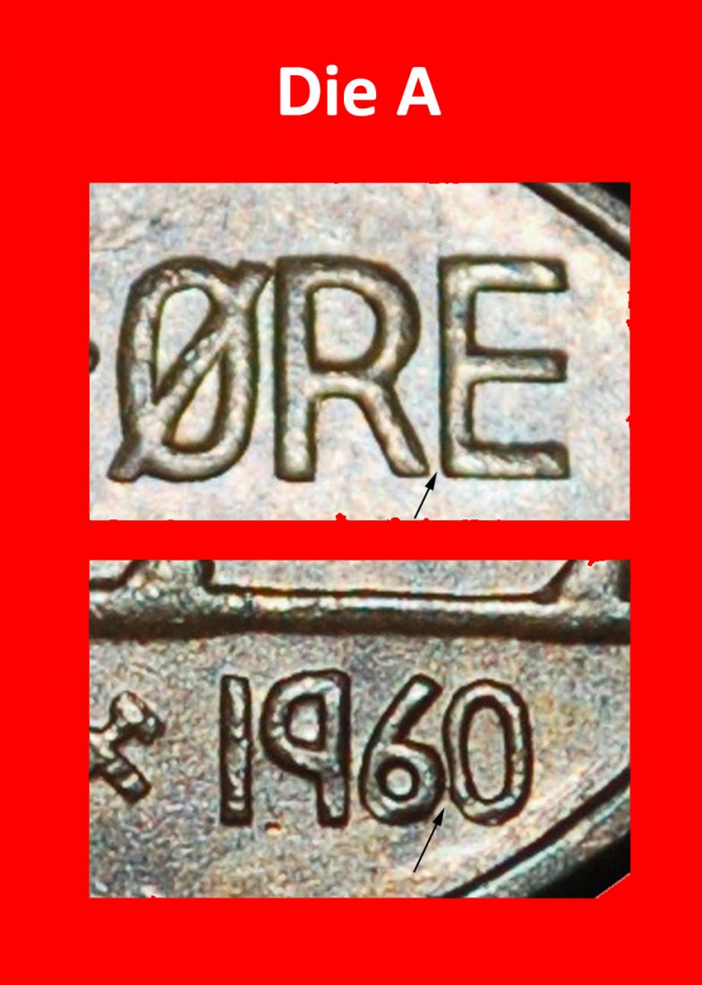 Ⰶ ELK (1958-1973): NORWAY ★5 ORE 1960! OLAV V (1957-1991) JUST PUBLISHED!★ LOW START ★ NO RESERVE!