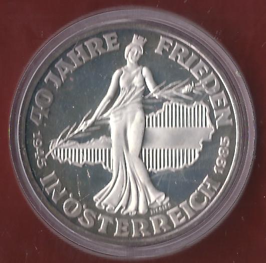  Österreich 500 Schilling 1985 PP 35 Euro Nennwert Münzankauf Koblenz Frank Maurer AK 74   