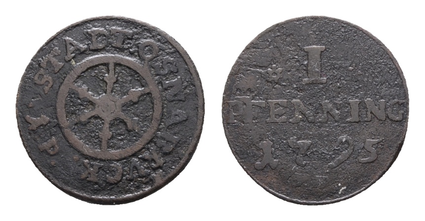  Altdeutschland; Osnabrück; Kleinmünze 1795   