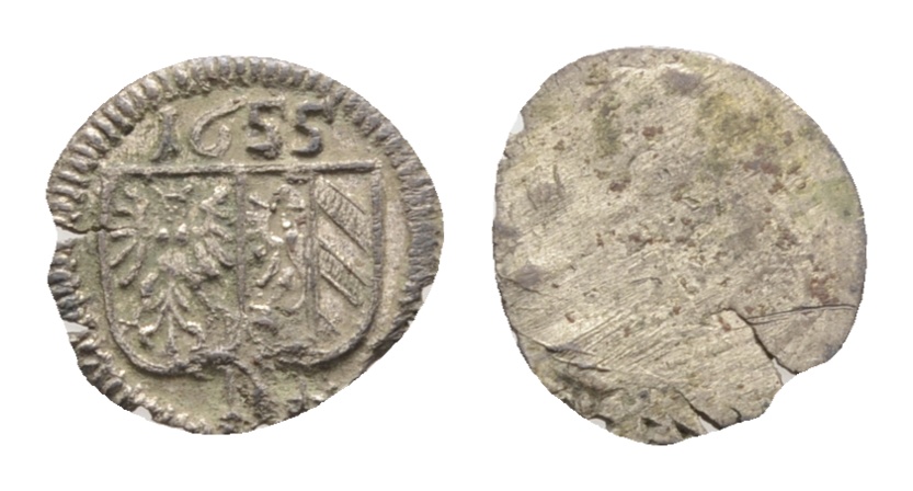  Altdeutschland; Kleinmünze 1655   