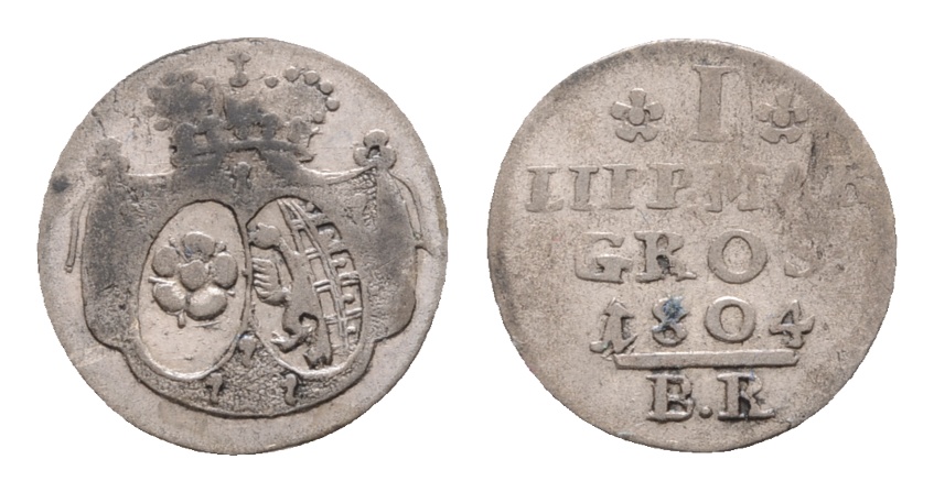  Altdeutschland; Kleinmünze 1804   