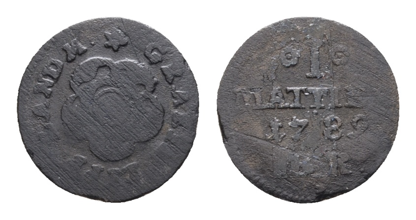  Altdeutschland; Kleinmünze 1789   