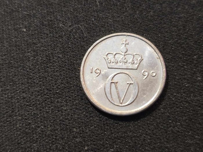  Norwegen 10 Öre 1990 Umlauf   