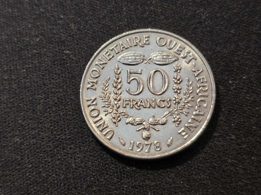  West Afrikanische Staten 50 Franc 1978 VZ   