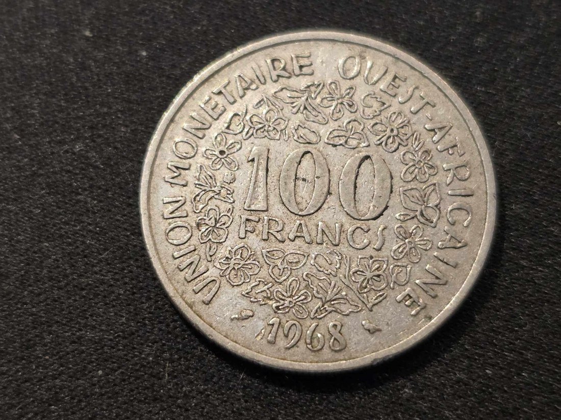  West Afrikanische Staten 100 Franc 1968 Umlauf   