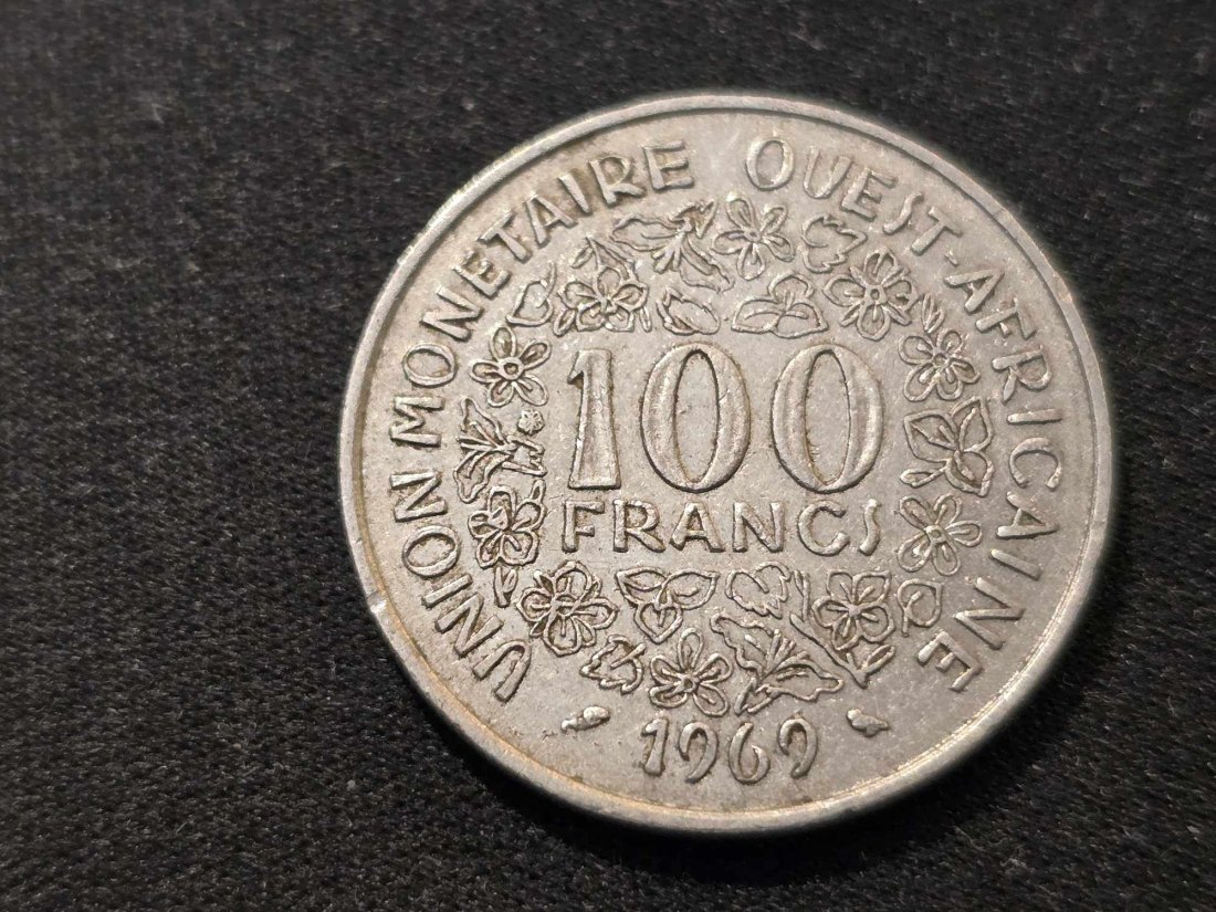  West Afrikanische Staten 100 Franc 1969 Umlauf   