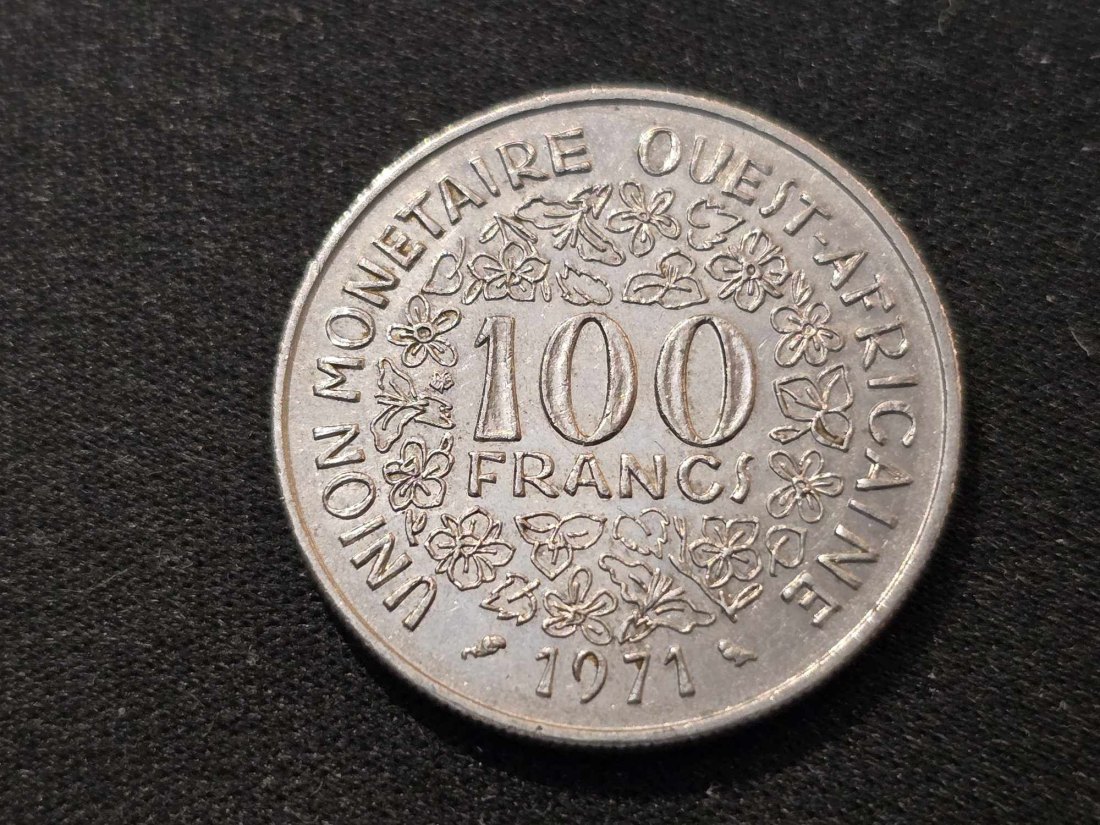  West Afrikanische Staten 100 Franc 1971 Umlauf   