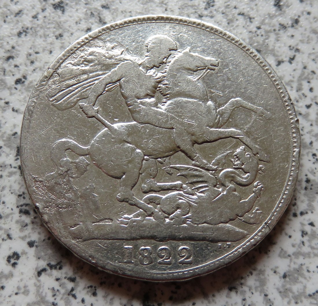  Großbritannien 1 Crown 1822   