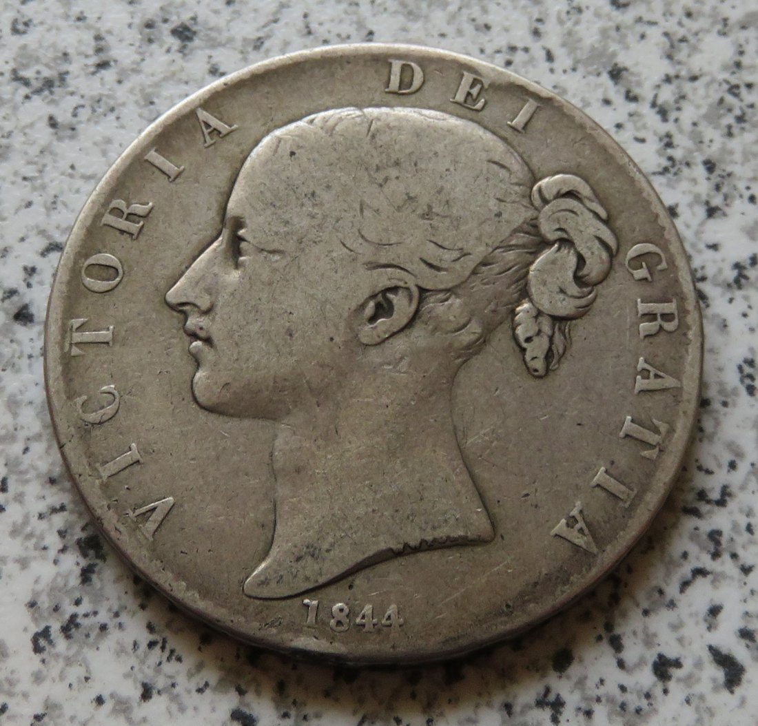  Großbritannien 1 Crown 1844   
