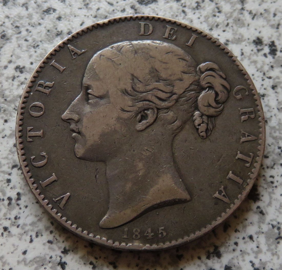  Großbritannien 1 Crown 1845   
