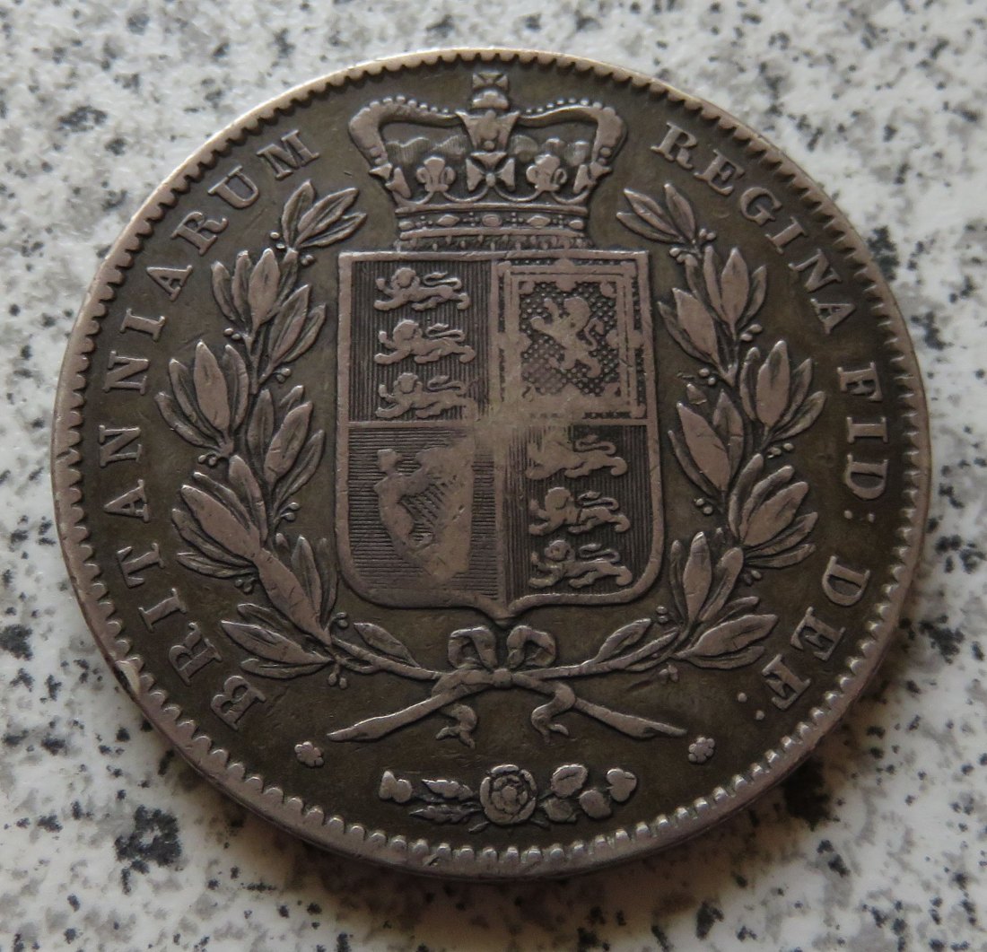  Großbritannien 1 Crown 1845   